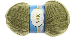 Villasisaldusega lõng, rohekas