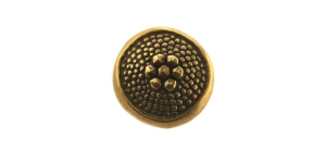 Pronksjas, kannaga metallilaadne plastiknööp, 25mm, 40L