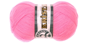 Kristal Yarn; Colour 40 (Bright Pink), Madame Tricote
