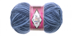 Polüamiidisisaldusega villane sokilõng