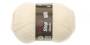 Villasisaldusega sokilõng Step Classic; Värv 1000 (Kreemjasvalge), Austermann