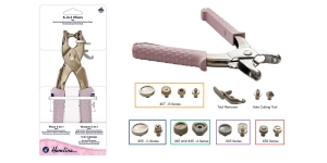 Щипцы с насадками для пробивания отверстий в ткани, Hemline 4422