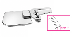 Reunan kääntäjä Baby Lock, Jukik tasosaumureihiin, 6 mm, ¼`, B0421S10A, KL0428