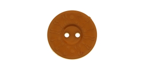 Helepruun, kahe auguga plastiknööp, 23mm, 36L