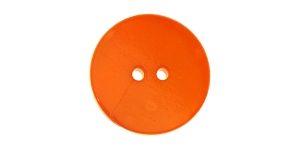 Oranž, naturaalne teokarbist nööp, kahe auguga, 25mm, 40L, SV537