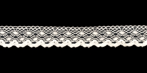 Puuvillane pits 2019-72 laiusega 1,8 cm, värv loodusvalge 