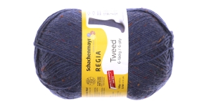 Sokilõng Regia Tweed 6-fädig 150g / värv nr. 52, tumesinine