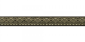 Ribbon, color No.Black-Gold