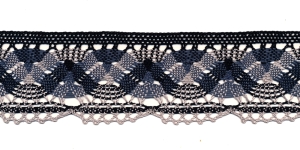 Puuvillane pits laiusega 5,5 cm, linabeež valgega linabeež halli ja mustaga