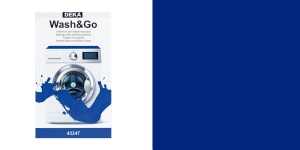 Pesumasina-kangavärv 25g ja reagent 50g, Wash&Go, Deka azure, sinine