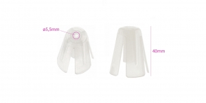 Kartiolankarullan heilunnanestaja, sopii tappiin ø5,5 mm