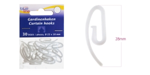 Curtain Hooks, 30pcs, BlueLine 54003.300