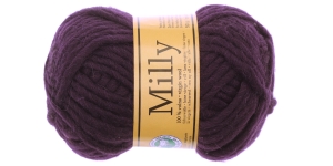 Lanka Milly Felt Wool 40; (Darkt Purple), Albin Promotion