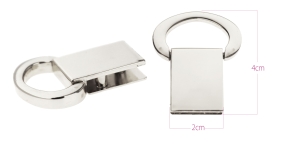 Kruvikinnitusega D-aas, D-link ja 3 kruvi, rihmale 20mm, pinnatud: nikeldatud