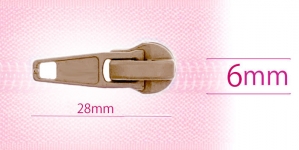 6 mm spiraalivetoketjun lukko, korkea spiraali, beige