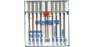 All-at-one Needles for Home Sewing Machines, Kombi, Schmetz