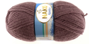 Villasisaldusega lõng, hallikaslilla