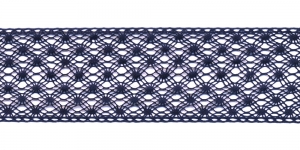 Puuvillane pits laiusega 5 cm, mustjassinine