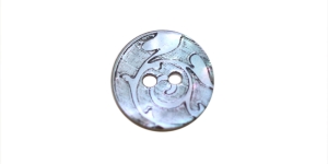 Hõbehall, teokarbist nööp, 12mm, 18L