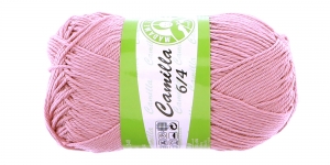 Puuvillane lõng Camilla; Värv 5313 (Vanaroosa), Madame Tricote