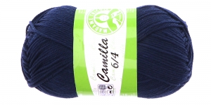 Puuvillane lõng Camilla; Värv 5058 (Mustjas tumesinine), Madame Tricote