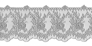 Embroidered Lace P-2468, 10 cm