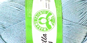 Puuvillane lõng Camilla; Värv 4932 (Sinakashall), Madame Tricote