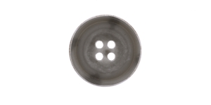 Hallikirju, heleda servaga, nelja auguga plastiknööp, 23mm, 36L