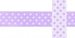 AB109 Täpimustriga kaunistuspael 25mm/ Art.25750 / helelillal taustal /jacquard/ribbon/trims/koristenauha/Лента декоративная