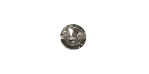 Värvitu, läbipaistev ümar akrüülnööp, 14mm, 22L