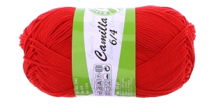 Puuvillane lõng Camilla; Värv 5319 (Punane), Madame Tricote