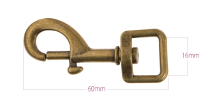 Карабин для ремня 15мм