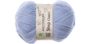 Villasisaldusega sokilõng Step Classic; Värv 1026 (Helesinine), Austermann