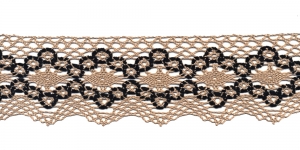 Cotton Crochet Lace 1424-XI, 6,5 cm