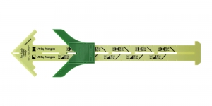 No-Hassle Triangles Ruler, Clover 9579