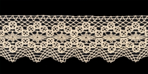 Cotton Crochet Lace 1424-58, 6,5 cm