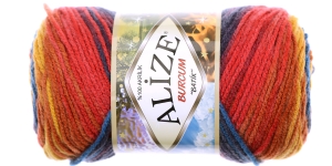 Burcum Batik Yarn, Alize, Colour 4340
