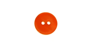 Oranž, naturaalne teokarbist nööp, kahe auguga, 12mm, SV330A