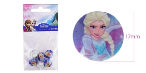 Пластиковая пуговица ø17 мм, размер: 28L, Disney Frozen