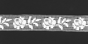 Puuvillane vahepits, Cotton (Crochet) Lace, 3088-01 laiusega 3cm, värv valge