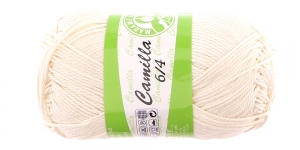 Puuvillane lõng Camilla; Värv 5306 (Elevandiluu), Madame Tricote