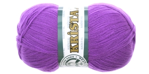 Akrüüllõng Kristal; Värv 59 (Erklilla), Kristal Yarn; Colour 59 (Bright Purple), Madame Tricote