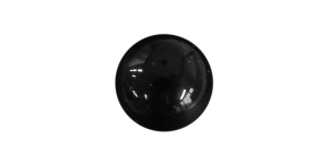 Must, kannaga plastiknööp, 12mm, 18L