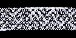 Puuvillane pits laiusega 5 cm, valge