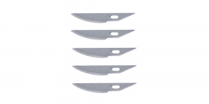 Kunstnikunoa 5 tagavaratera, 5 Spare Curved Saw Blades for Professional Art Knife AK-4, OLFA, KB4-R