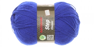 Villasisaldusega sokilõng Step Classic; Värv 1017 (Puhas sinine), Austermann