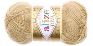 Diva Silk Effect Yarn; Colour 368 (Light beige), Alize