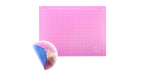 Alusmatt, 45cm x 60cm, roosa/sinine, SewMate DW-12122(AC)