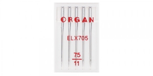 Serger, overlock, coverlock & flatlock Needles, Organ, ELx705 No.75 (11)