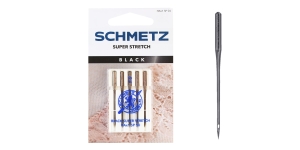 Mustad Super Stretch nõelad e. HAX e. HAx1sp SU, Syst HA×1sp SU; SY2022, Schmetz